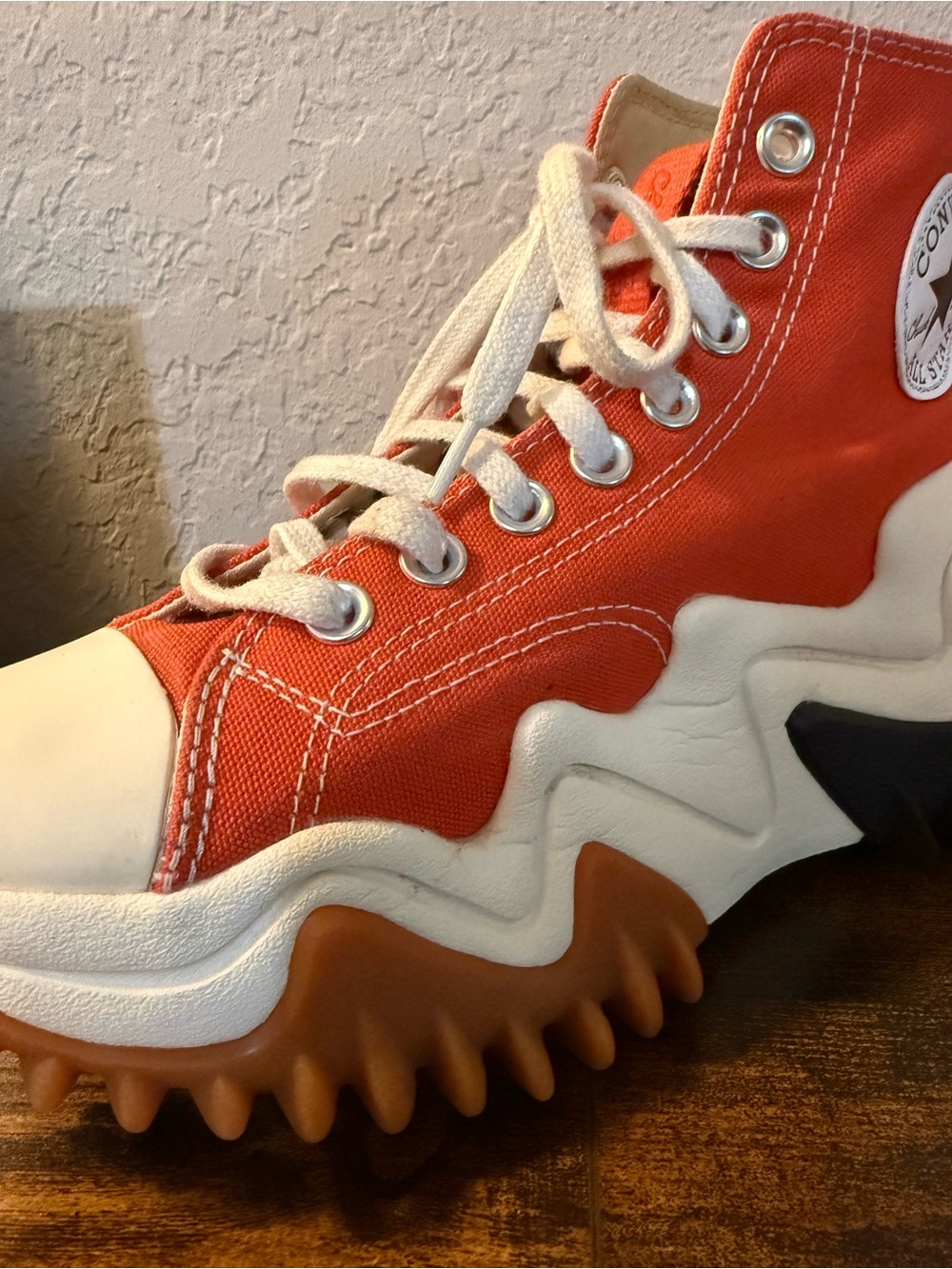 Converse Run Star Motion Platform High Color Mantra Orange Men's 6.5 Womens 8 - Picture 5 of 12